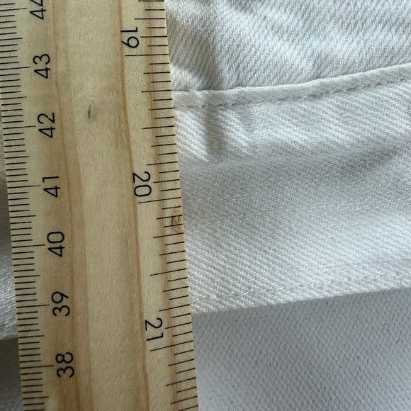 Vintage Polo Ralph Lauren Denim Trucker Jacket White Medium Oversized Boxy - Picture 9 of 12